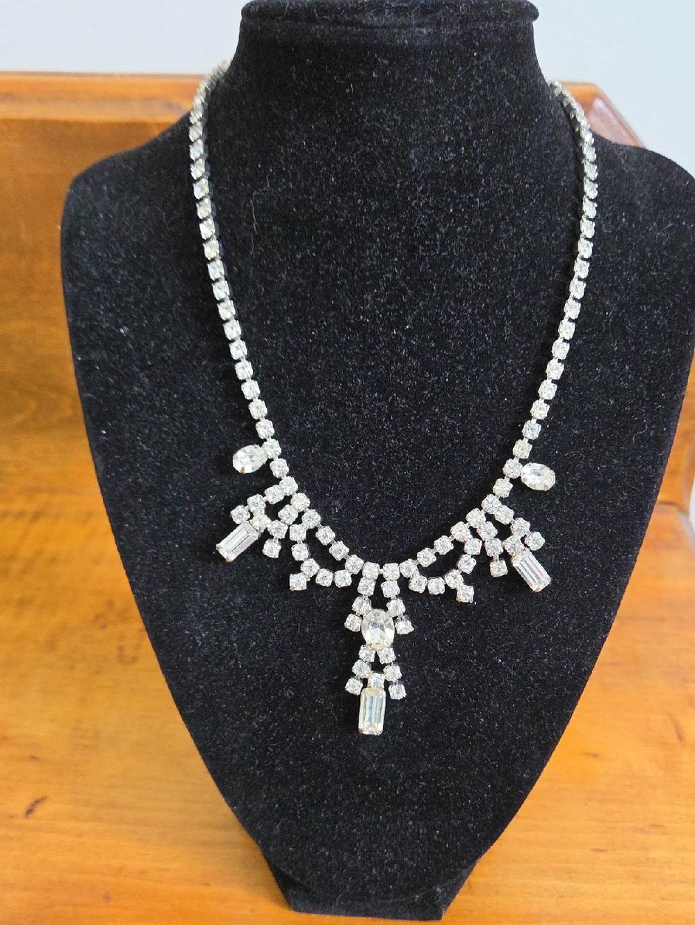 Vintage Albert Weiss Rhinestone Necklace